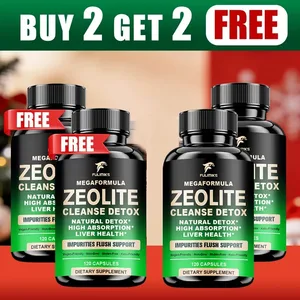 Αγοράστε 2 Πάρτε 2 Δωρεάν! Zeolite Cleanse Detox Capsules Clinoptilolite Clay for Heavy Metal & Detoxin Detox Φυσικός καθαρισμός ολόκληρου του σώματος