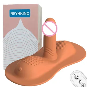 Putestil Kvinnelig Dildo Vibrator Fjernkontroll 10 Modi Klitoral Anal G-Spot Stimulator Kvinnelig Masturbator Sexleketøy for kvinne