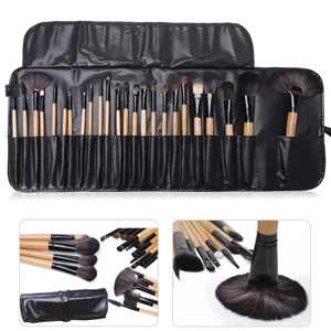 24 pcs Makeup Brush Set Propesyonal na Cosmetics Brushes Eyebrow Powder Foundation Shadow Pinceaux Make Up Tools
