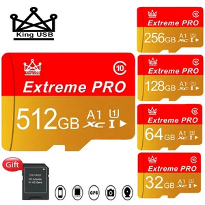 Прочная карта памяти с быстрой передачей и карта Micro SD, SD-карты, TF-карты 32 ГБ/64 ГБ/256 ГБ/512 ГБ для камеры видеонаблюдения, видеонаблюдения