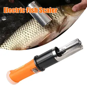 6000 RPM Alat Dapur Steker UE Alat Dapur Skala Ikan Alat Makanan Laut Scaler Ikan Listrik Pengikis Scaler Pancing