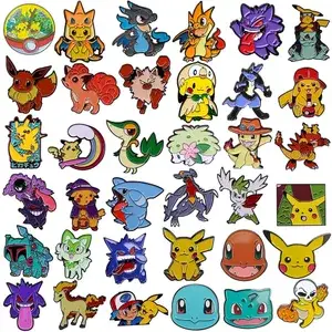 Ace drăguț din desene animate Pokemon Pikachu pentru rever pentru rucsac email pin insigne broșă pentru haine bijuterii de modă cadouri de vacanță