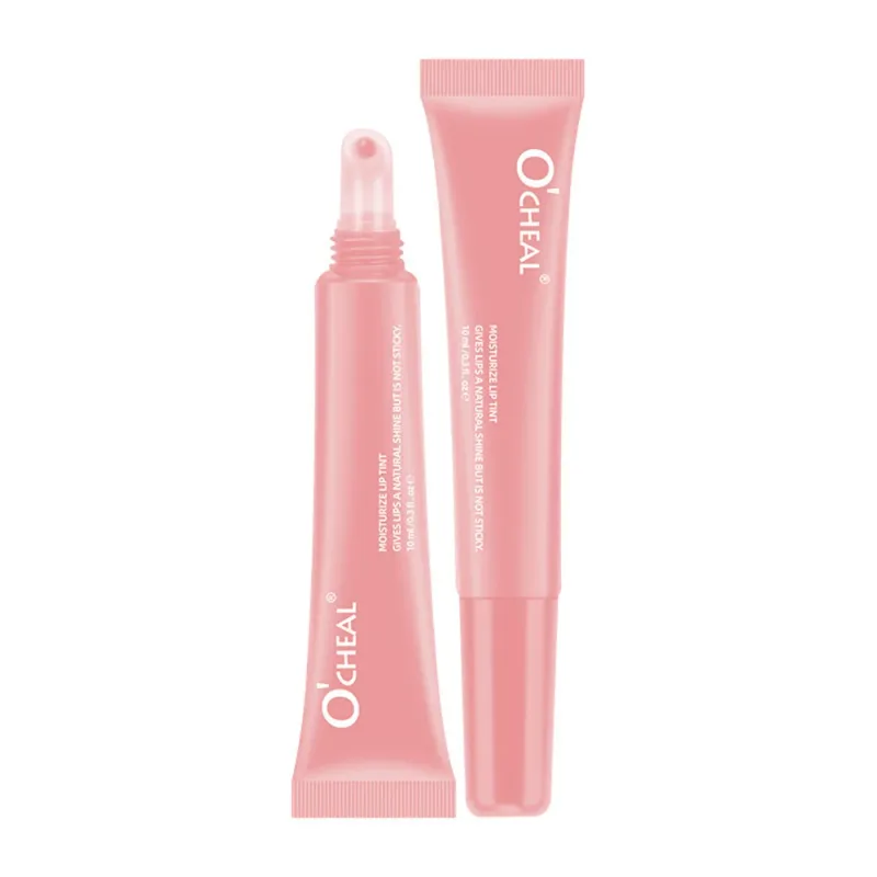 Bálsamo labial hidratante espelho brilho labial baunilha hortelã gelado bolo de café cheiro batom transparente óleo labial maquiagem