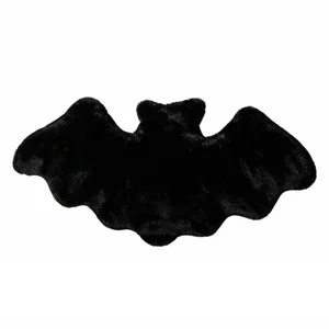 Halloween flagermus formet pude 17,72x9,06 tommer Halloween flagermus plys pude Halloween dekorativ pude til sofa sovesofa bil