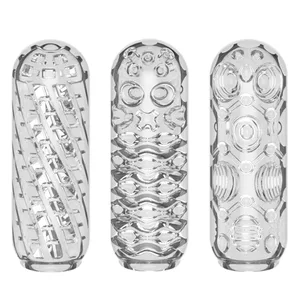 Jucării sexuale vagin transparente pentru bărbați Produse pentru adulți Păsărică moale Exercițiu de anduranță pentru adulți Dispozitiv de masturbare masculină Cupă cu avion