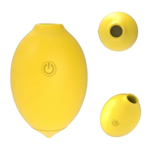 Vakuum-Saugvibrator für Frauen, Zitronen-Sexspielzeug, Saug-Klitoris-Stimulator, 10 Power, weiblicher Oral-Nippel-Klitoris-Vibrationssauger