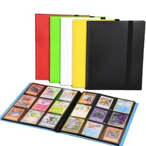 Kaartbinder met 9 vakken Trading Card Album Display Binder 360 Side Loading Pocket Holder voor TCG Yugioh MTG Game Card Book