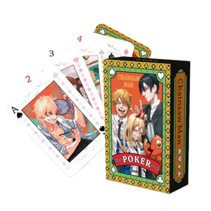 Anime Xi Đồ Chơi Máy Cưa Xích Người Thẻ Trò Chơi Pochita Denji Cosplay Bìa Cứng Bộ Sưu Tập Quà Tặng