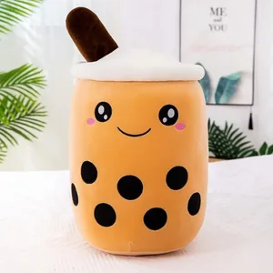 New 25/35cm Bubble Tea Pillow Soft Cushion Pillow Boba Pillow Home Decor