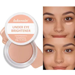 Lakerain Eye Concealer Brightener Cover Mørke cirkler Nærer Hudkorrigerende Makeup Nude Tan Nuancer Langtidsholdbare Kosmetik
