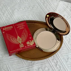 Charlotte Tilbury Airbrush-Puder, verwischend, porenlos und Highlighter, leuchtend, langlebig, weicher Fokus, Glow, Make-up-Geschenke