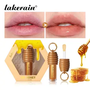 Lakerain Honey Lip Gloss Blank Tekstur Letvægts Ikke-klæbende Langtidsholdbar fugtet Smuk Blank Finish Glat læbemakeup