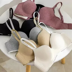Damenunterwäsche, kleine Brust, sexy Push-Up-Dessous, nahtloser BH für Frauen, bequemer Alltags-BH, dicker Bralette, 32-38AB