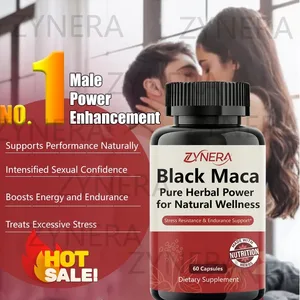 Les millors càpsules de millora masculina natural de Maca Píndola de suplement potent de llarga durada per a homes Suport de rendiment per a homes Energia saludable