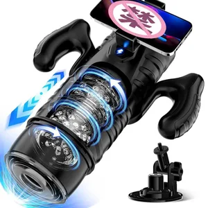 Y-Pao Otomatik Erkek Masturbator Fincan Eller Serbest Standları Emme Tabanı Vibrador yetişkin seks oyuncakları Erkekler Için Sokma Stroker Makineleri
