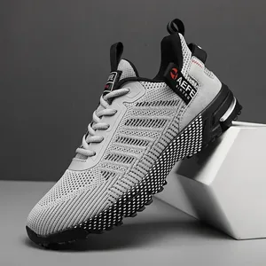 2026 moda masculina tênis de corrida leve verão malha tênis respirável sapatos casuais confortáveis ​​tênis masculino