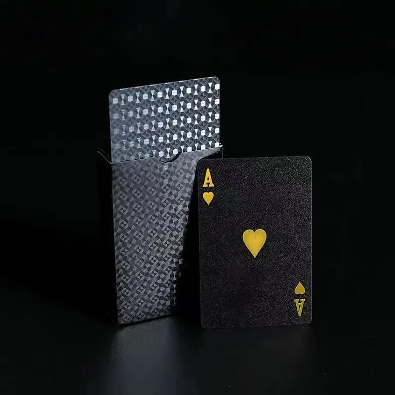 Waterproof Plastic Playing Cards - Creative Color Poker Deck Professional Magic Card Game for Party Board Game Collection