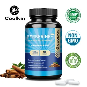 Berberine Premium HCl 1200 Mg Plus Canyella de Ceilan orgànica - Suplement de control del pes de suport del sistema immunitari